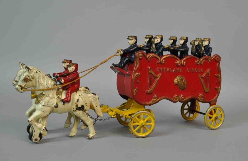 KENTON CAST IRON OVERLAND CIRCUS BAND WAGON (1 of 7)