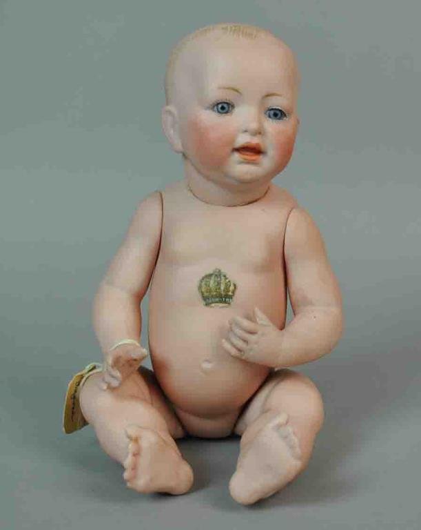 10" KESTNER ALL BISQUE CHARACTER BABY (1 of 4)
