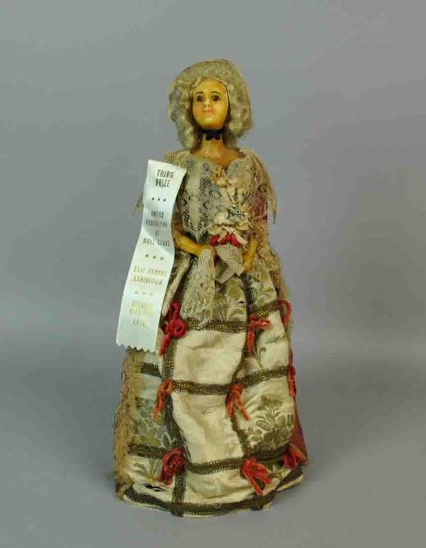 15" FRENCH WAX FASHION DOLL (1 of 4)