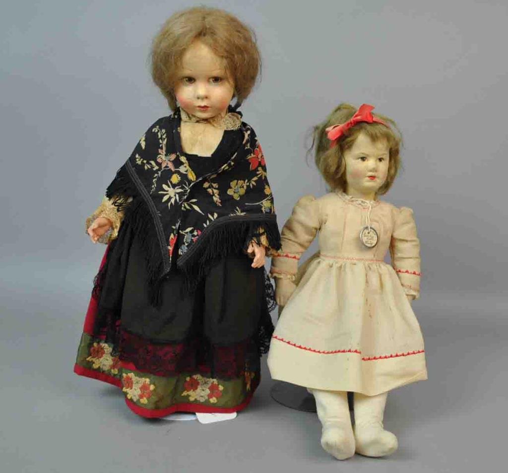 (2) AS-IS FELT DOLLS (1 of 3)