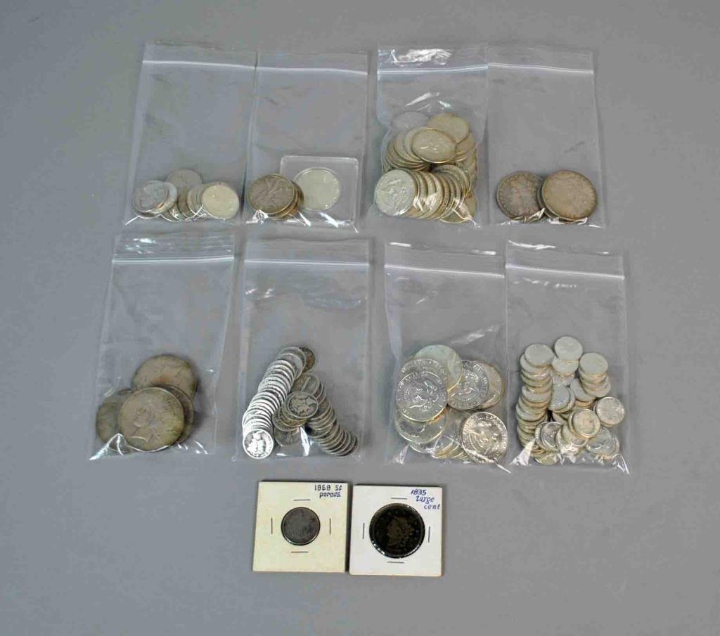 VARIED US SILVER COIN GROUP (1 of 3)