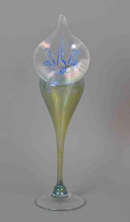 VANDERMARK JACK IN PULPIT ART GLASS VASE (1 of 2)