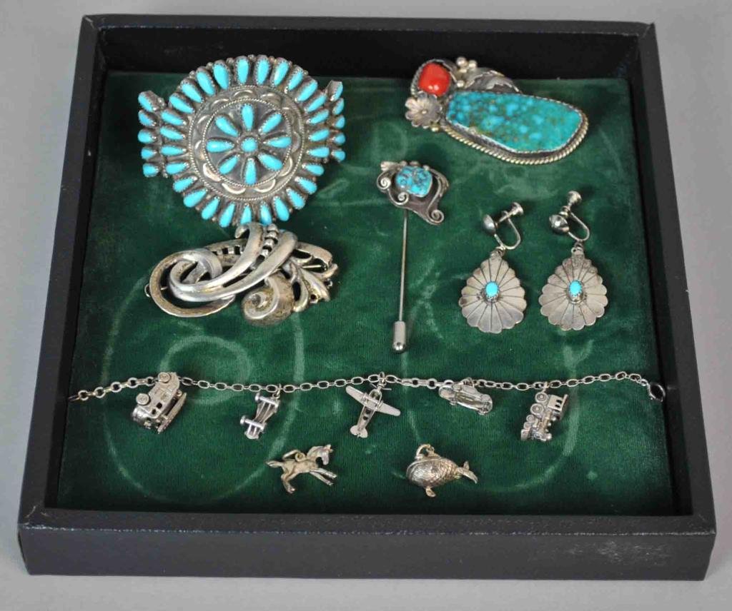 (6) PIECE SILVER JEWELRY GROUP (1 of 1)