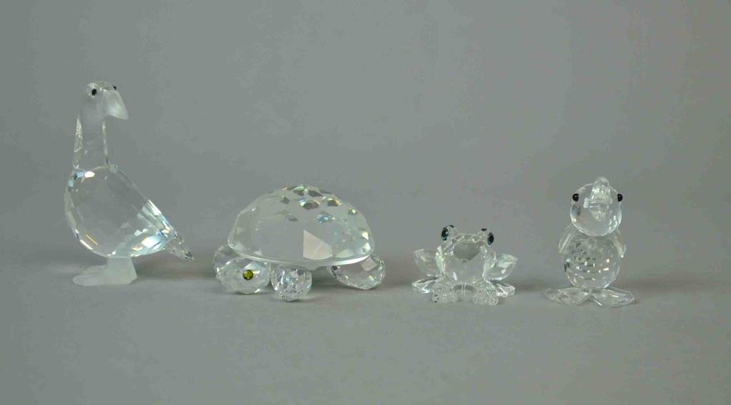 (4) SWAROVSKI FIGURINES - ANIMALS (1 of 1)
