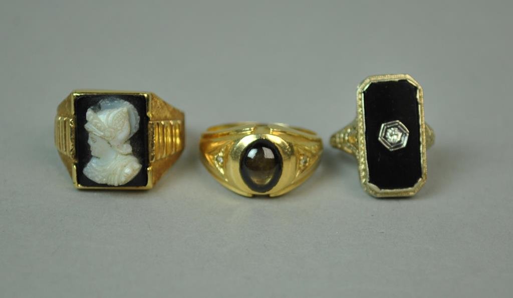 (3) GOLD RINGS (1 of 2)