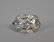 ART DECO PLATINUM, DIAMOND & EMERALD RING, 0.50CTW