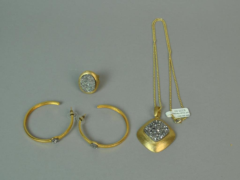 (3) PIECE MARCIA MORAN DRUZY JEWELRY SUITE (1 of 2)
