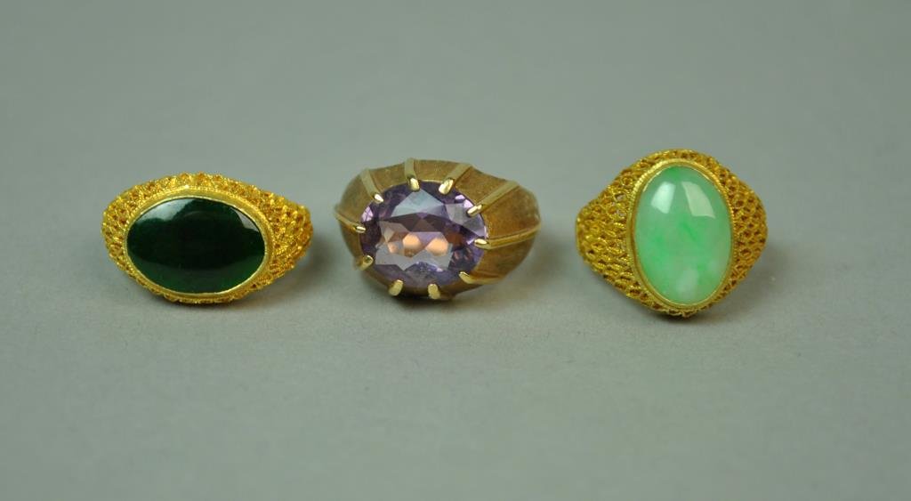 (3) GOLD RINGS (1 of 2)