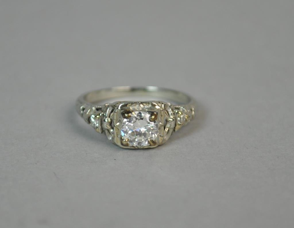 DIAMOND ENGAGEMENT RING, 0.50CT (1 of 2)