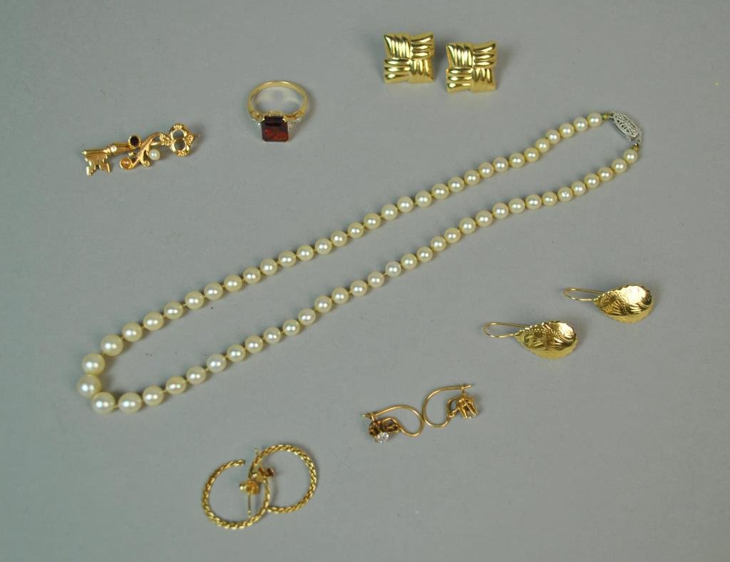 (7) PIECE GOLD JEWELRY GROUP (1 of 1)