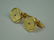 PAIR GOLD & SAPPHIRE CUFFLINKS