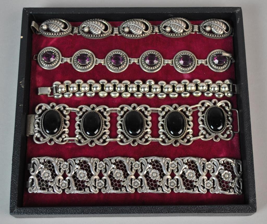 (5) DANECRAFT STERLING BRACELETS (1 of 1)