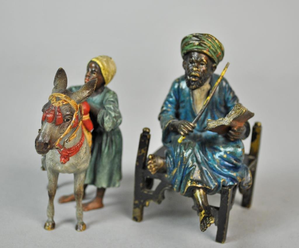 (2) AUSTRIAN ORIENTALIST BRONZE FIGURES (1 of 3)