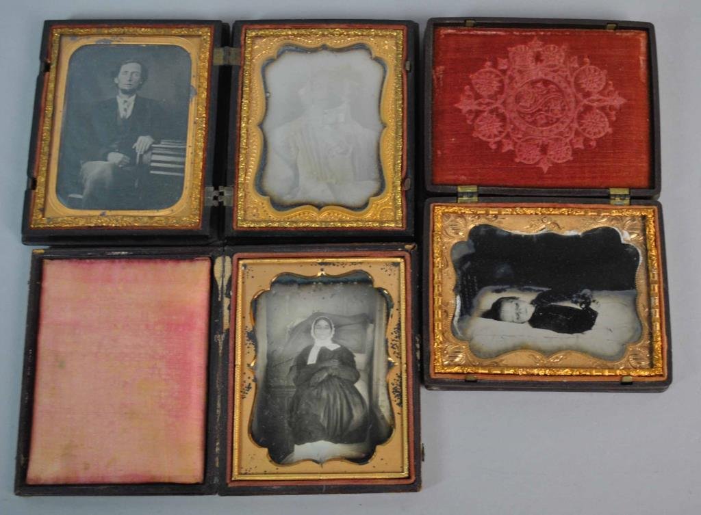 (6) POST MORTEM DAGUERREOTYPES (1 of 3)