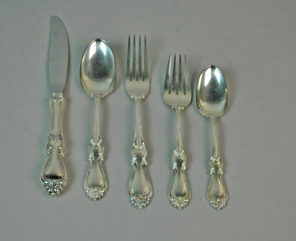 (55) PIECE TOWLE STERLING FLATWARE SERVICE (1 of 2)