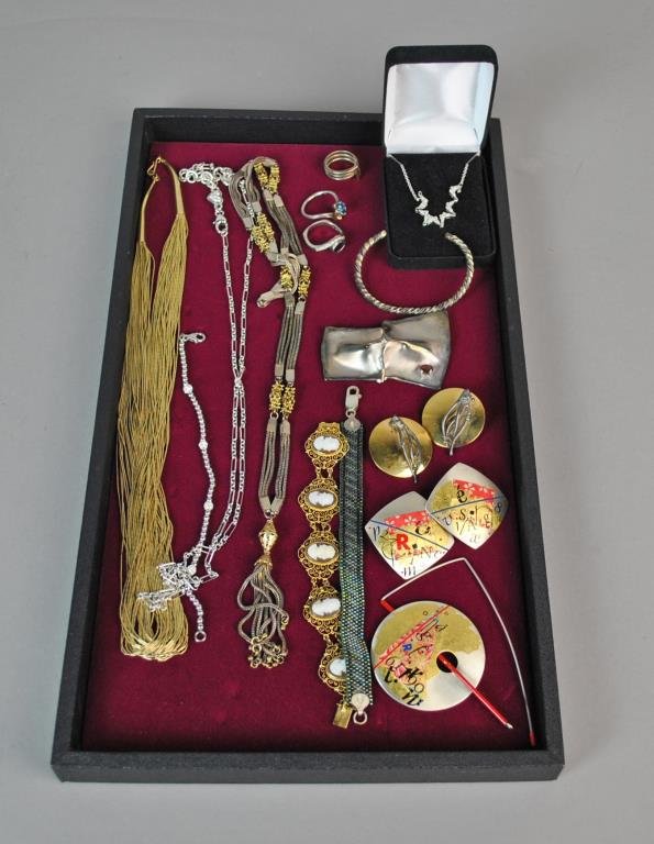 (15) PIECE STERLING JEWELRY GROUP (1 of 1)