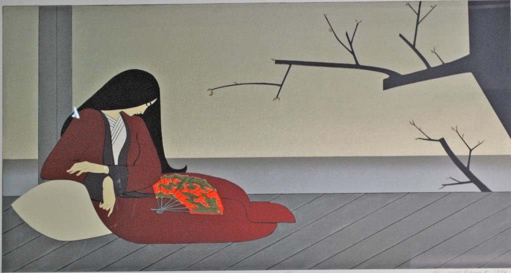 WILL BARNET SERIGRAPH – MADAME BUTTERFLY (1 of 4)