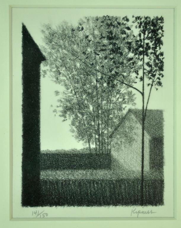 ROBERT KIPNISS LITHOGRAPH - UNTITLED (1 of 4)