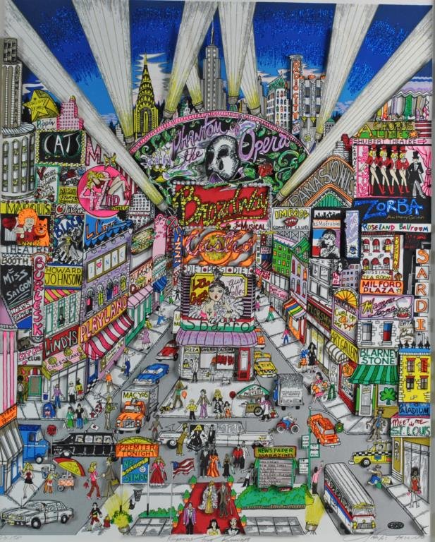 CHARLES FAZZINO 3-D SERIGRAPH (1 of 8)