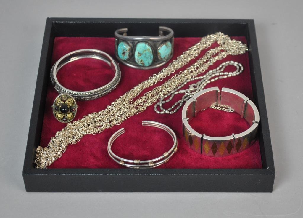 (7) PIECE STERLING JEWELRY GROUP (1 of 1)