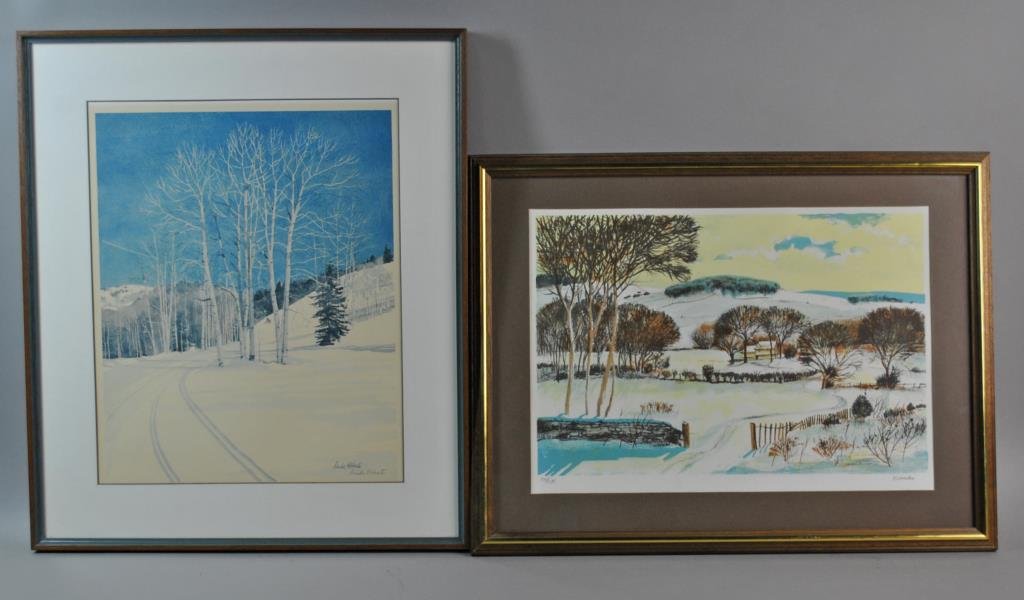 (2) COLLECTIBLE LANDSCAPE PRINTS (1 of 6)