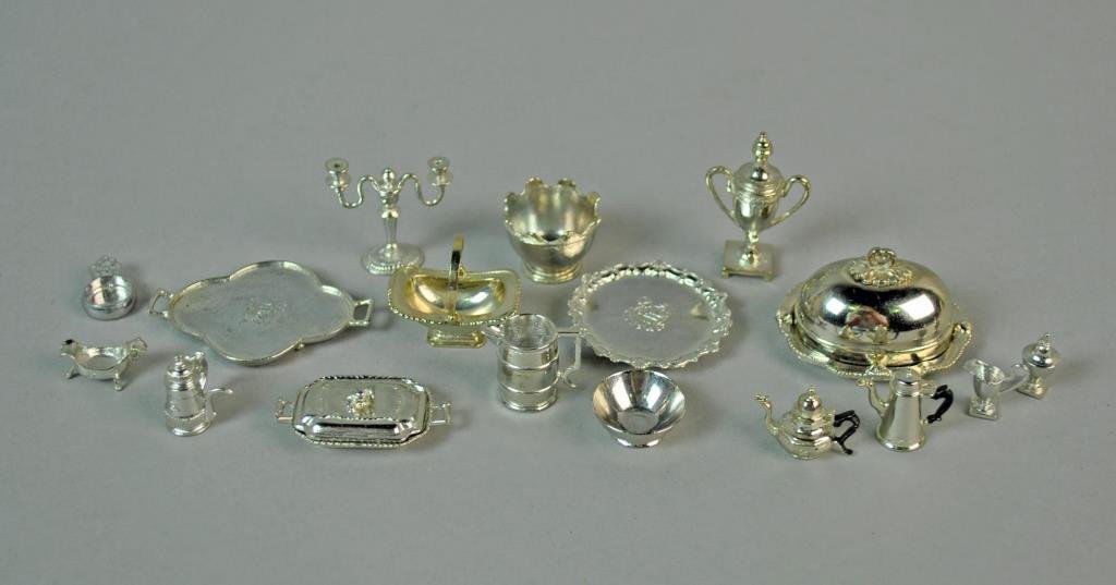 (17) PIECE KUPJACK SILVER MINIATURES (1 of 5)