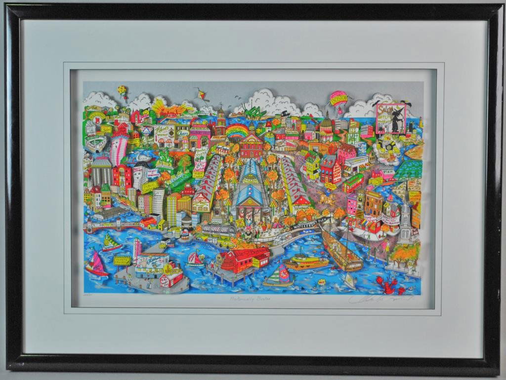 CHARLES FAZZINO 3-D SERIGRAPH (1 of 10)