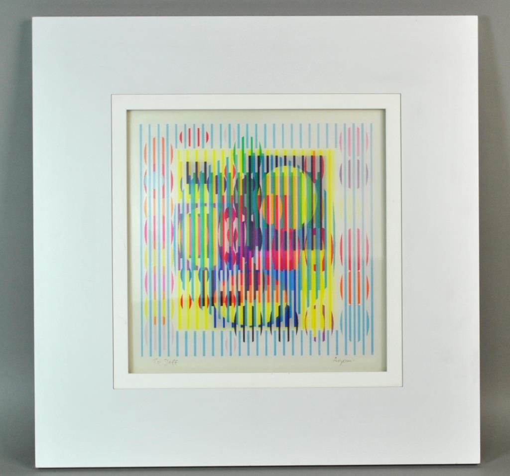 YAACOV AGAM AGAMOGRAPH - YELLOW HAZE (1 of 4)