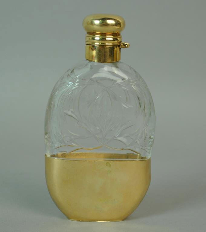 GOLD MOUNTED PERFUME FLASK (1 of 3)