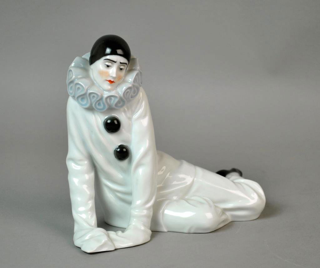 ROSENTHAL DECO PIERROT FIGURE (1 of 2)