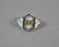 ART DECO PLATINUM, DIAMOND & SAPPHIRE RING - 2