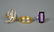 (3) GOLD RINGS