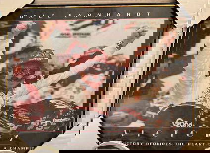 Victory- Dale Earnhardt's: Framed poster commemorating Dale Earnhardt's victory at the 1998 Daytona 500.