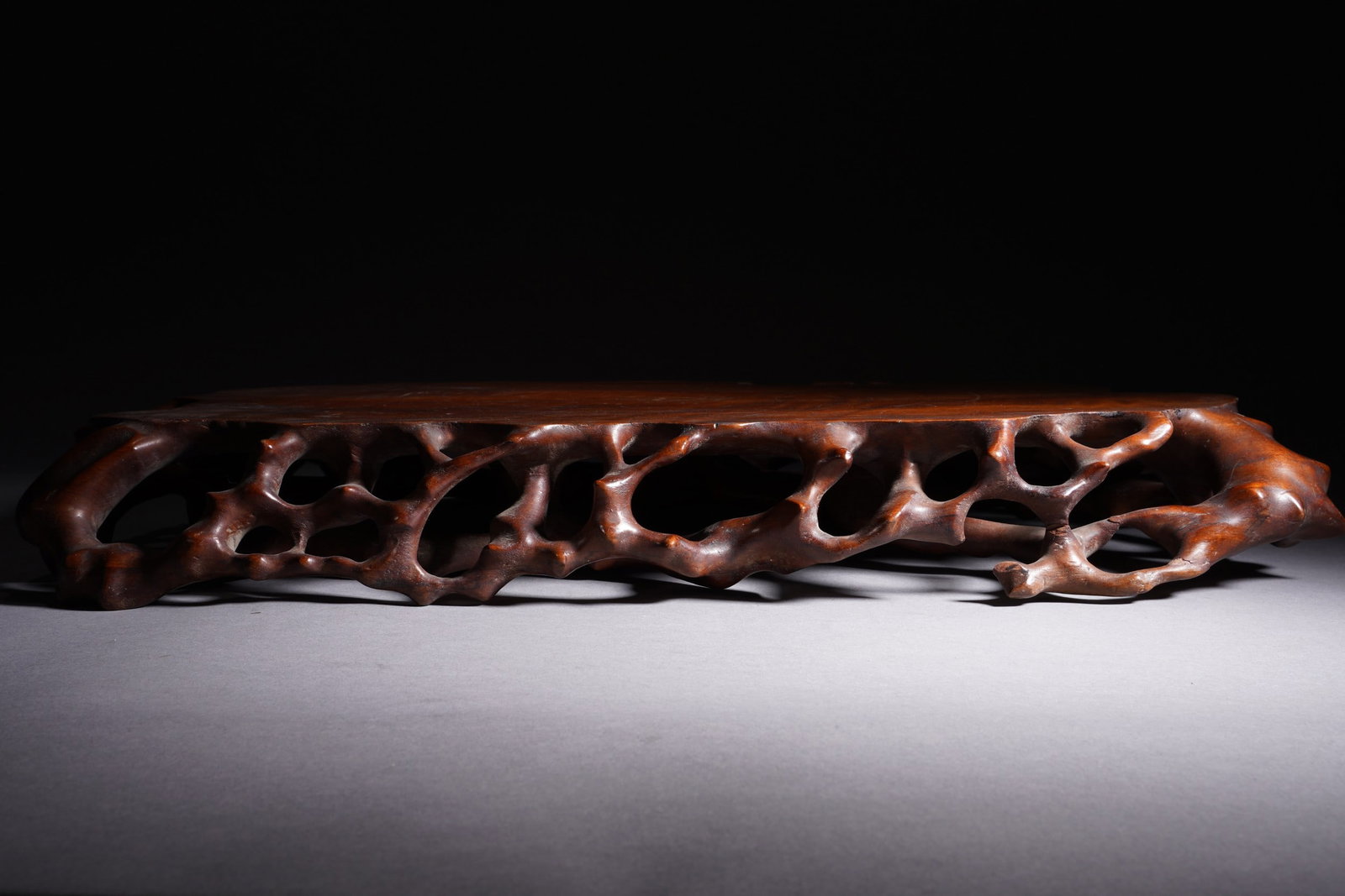Rooted Wood Flower Table: Rooted Wood Flower Table