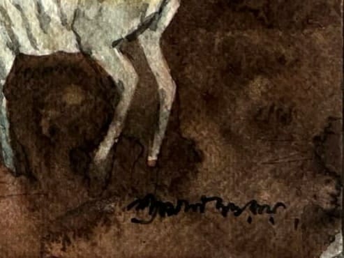 SHYAMAL DUTTA RAY (1934 – 2005) WATERCOLOR ON PAPER SIGNED BOTTOM RIGHT - 2