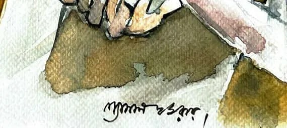 SHYAMAL DUTTA RAY (1934- 2005) WATERCOLOUR ON PAPER – SIGNED MIDDLE BOTTOM - 2