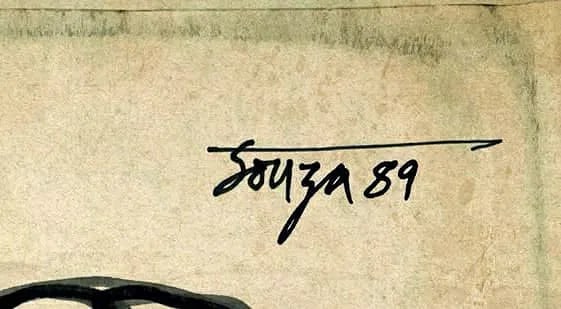 F. N. SOUZA (1924 - 2002) WATERCOLOR ON PAPER, DATED 1989 - 2