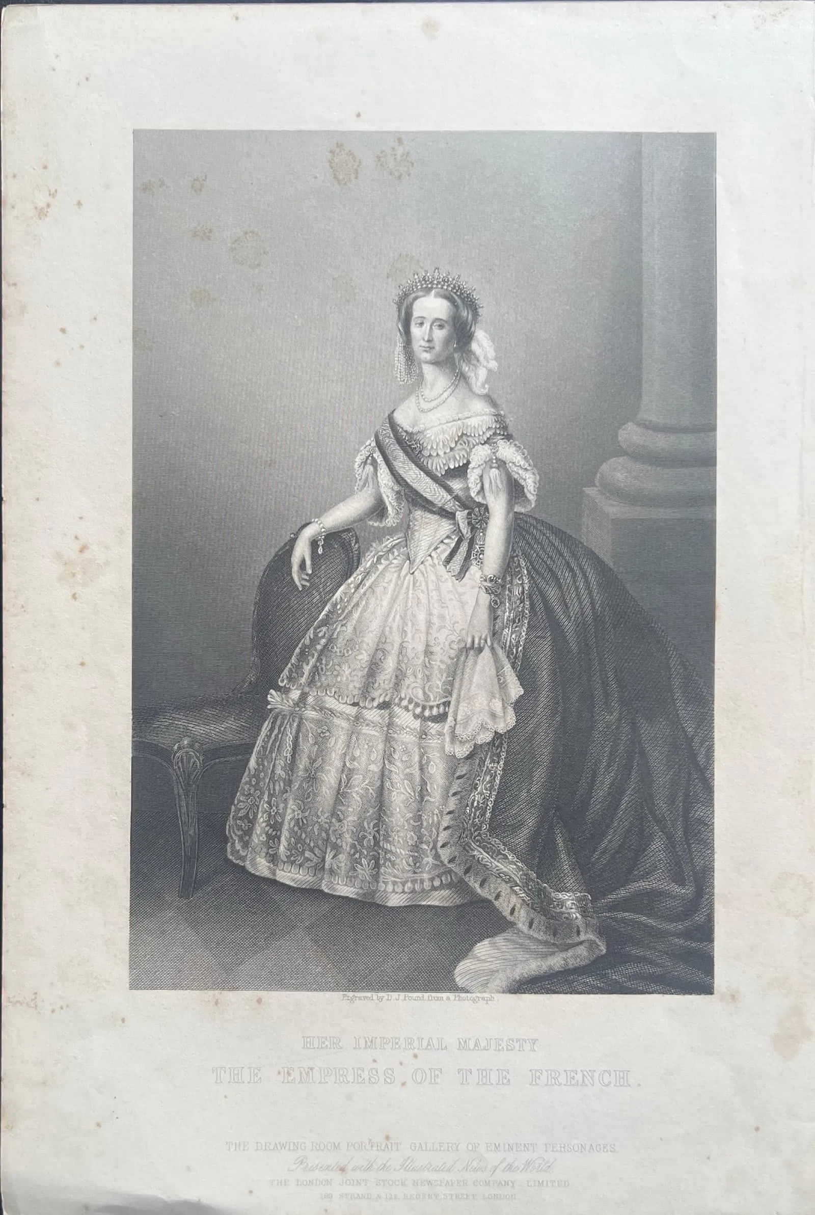 HER IMPERIAL MAJESTY — THE EMPRESS OF THE FRENCH (1 of 1)