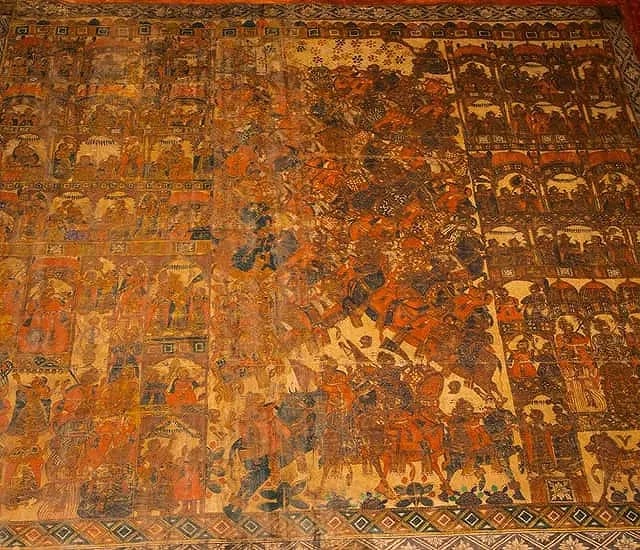 PICHVAI (OIL ON THIN CANVAS CLOTH ): PICHVAI (OIL ON THIN CANVAS CLOTH ) 82 X 96 INCH