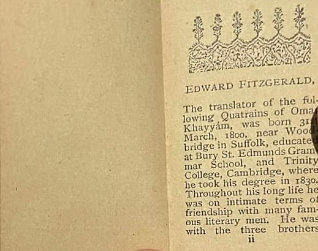 RUBAIYAT OF OMAR KHAYYAM, “WORLD’S SMALLEST BOOK” FIRST EDITION DAVID BRYCE & SON GLASGOW - 6