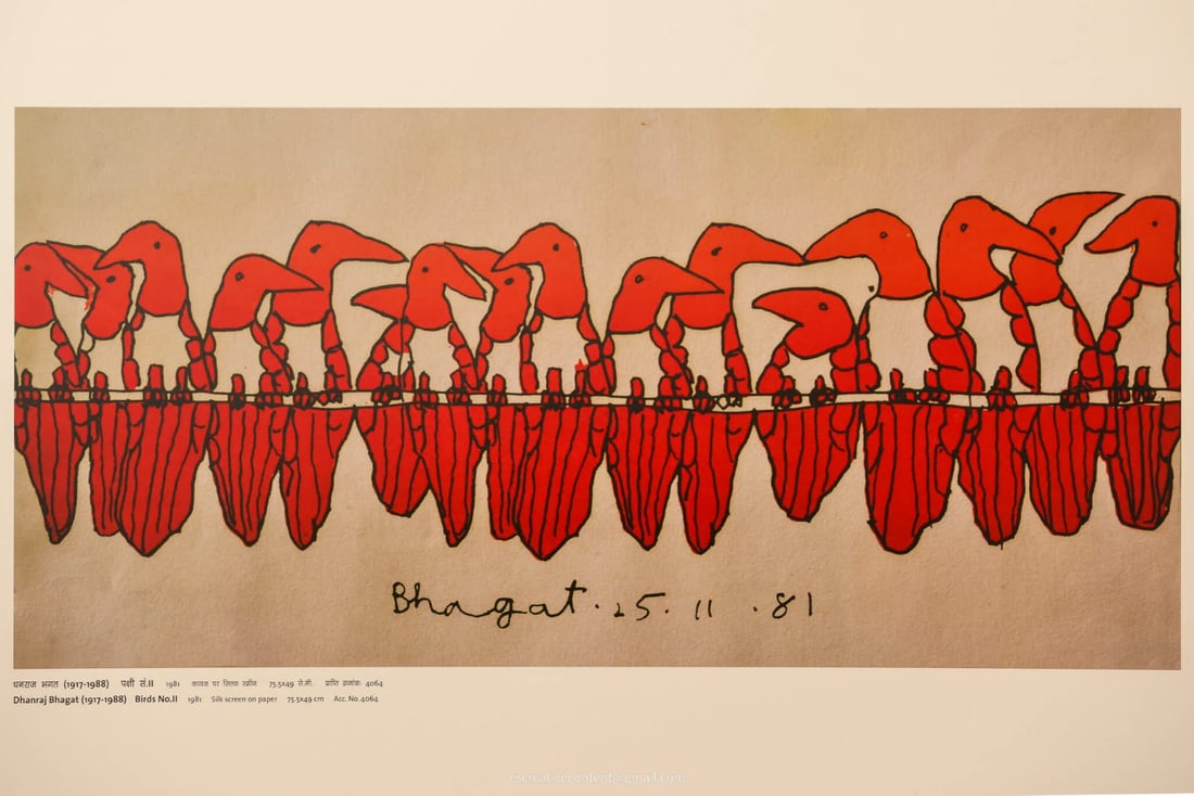 IDIGENEOUS PRINTMAKING OF RM PALANIAPPAN, ANUPAM SUD, K LAXMA GOUD, V.R. PATEL AND DHANRAJ BHAGAT BY - 7