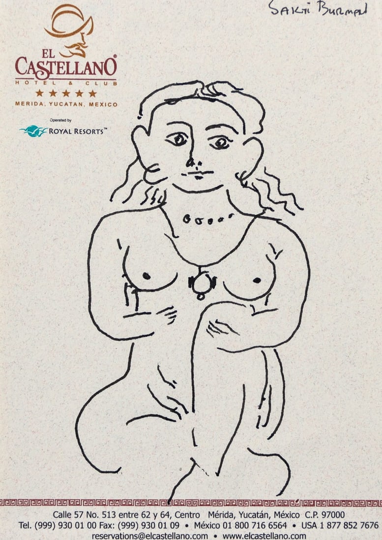 SAKTI BURMAN (BORN 1935), SKETCH ON PAPER: SAKTI BURMAN (BORN 1935), SKETCH ON PAPER 5 x 4 inches