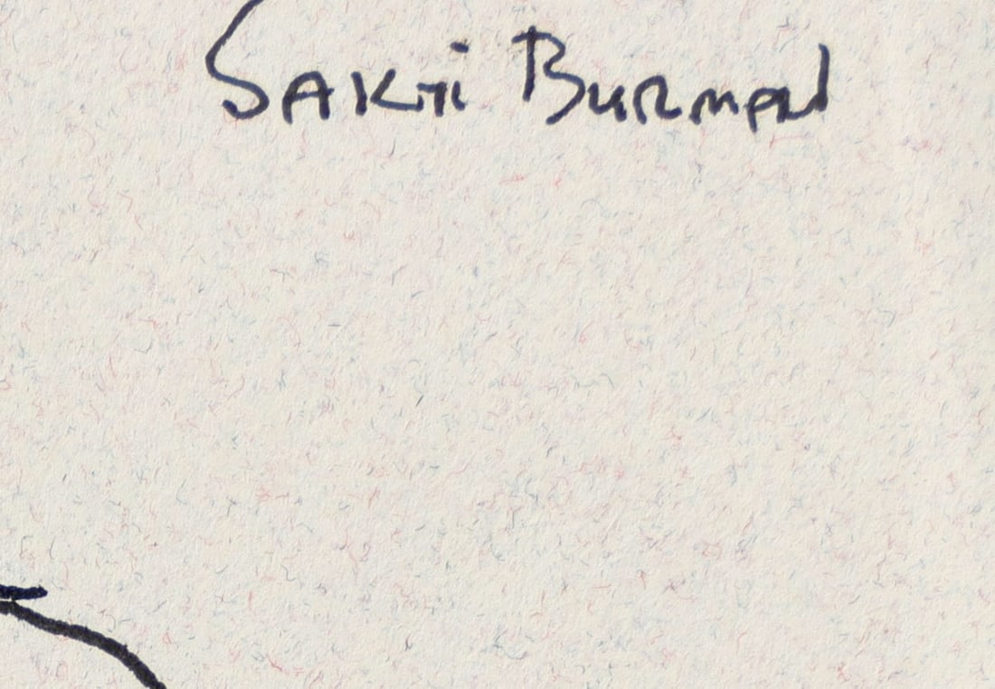 SAKTI BURMAN (BORN 1935), SKETCH ON PAPER - 2