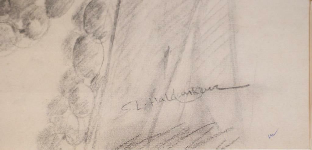 SAWLARAM HALDANKAR (INDIAN, 1882-1962), 'UNTITLED', SKETCH ON PAPER 20 X 14 - 2
