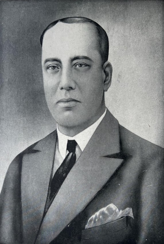 VINTAGE PORTRAIT OF THE LATE SIR MOHD SHAFI, LAHORE 20TH CENTURY HISTORICAL PORTRAITS - 2