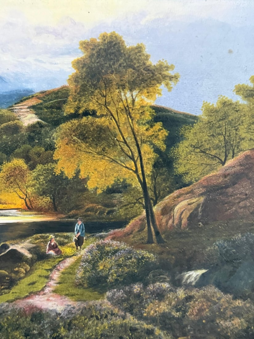 ENGLISH SCHOOL PASTORAL RIVER LANDSCAPE WITH CATTLE, 19TH CENTURY - 4