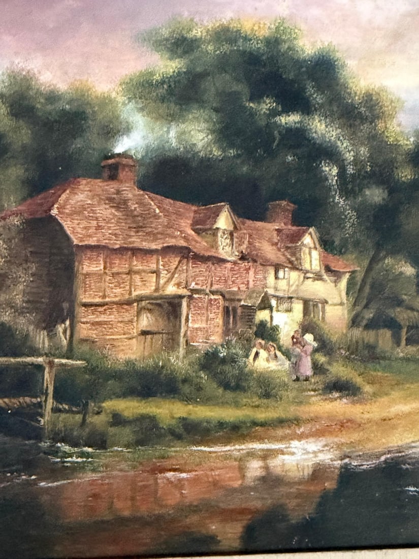 ENGLISH SCHOOL PASTORAL RIVER LANDSCAPE WITH CATTLE, 19TH CENTURY - 5