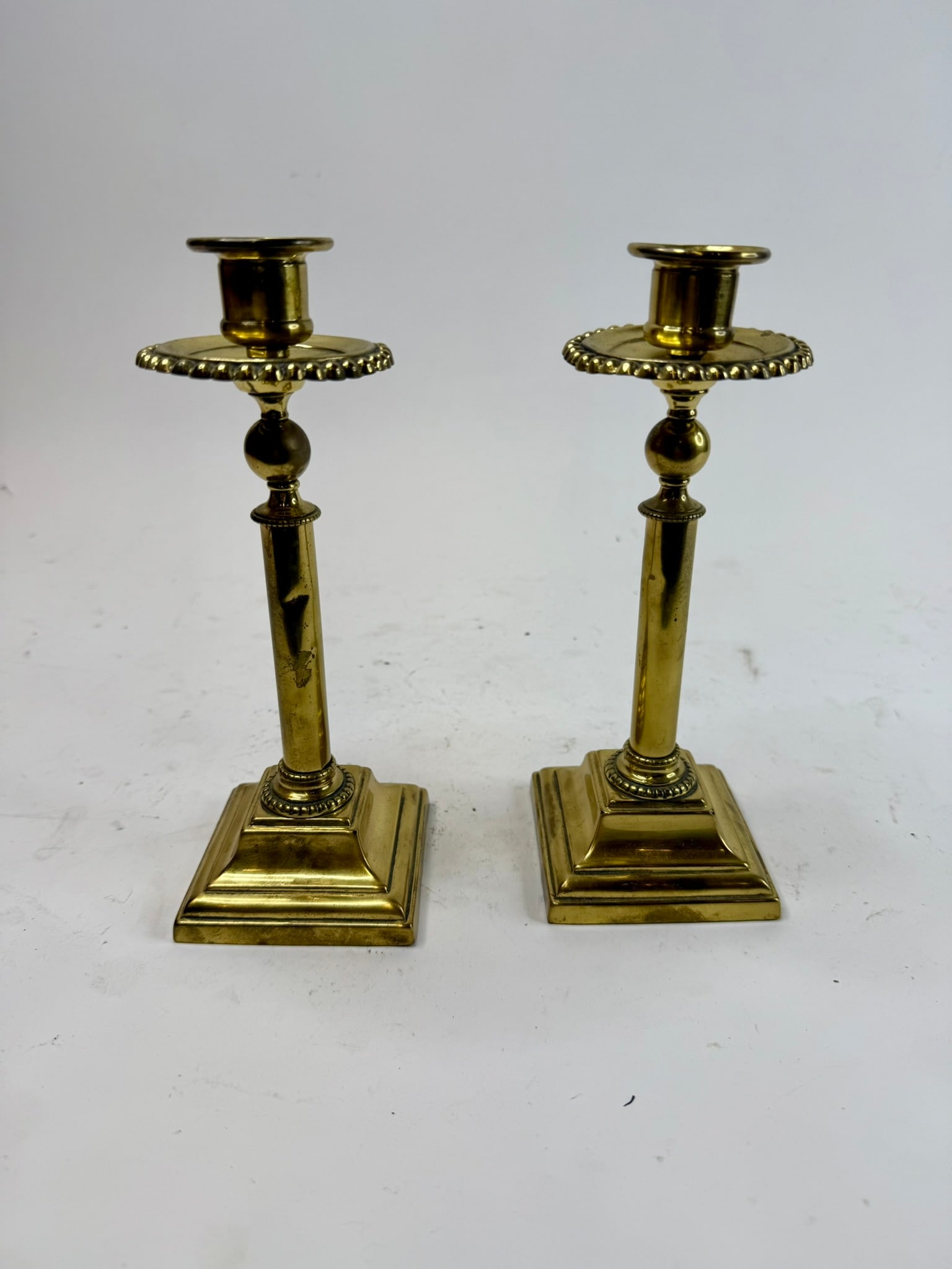 Pair Of Brass Candlesticks (1 of 6)