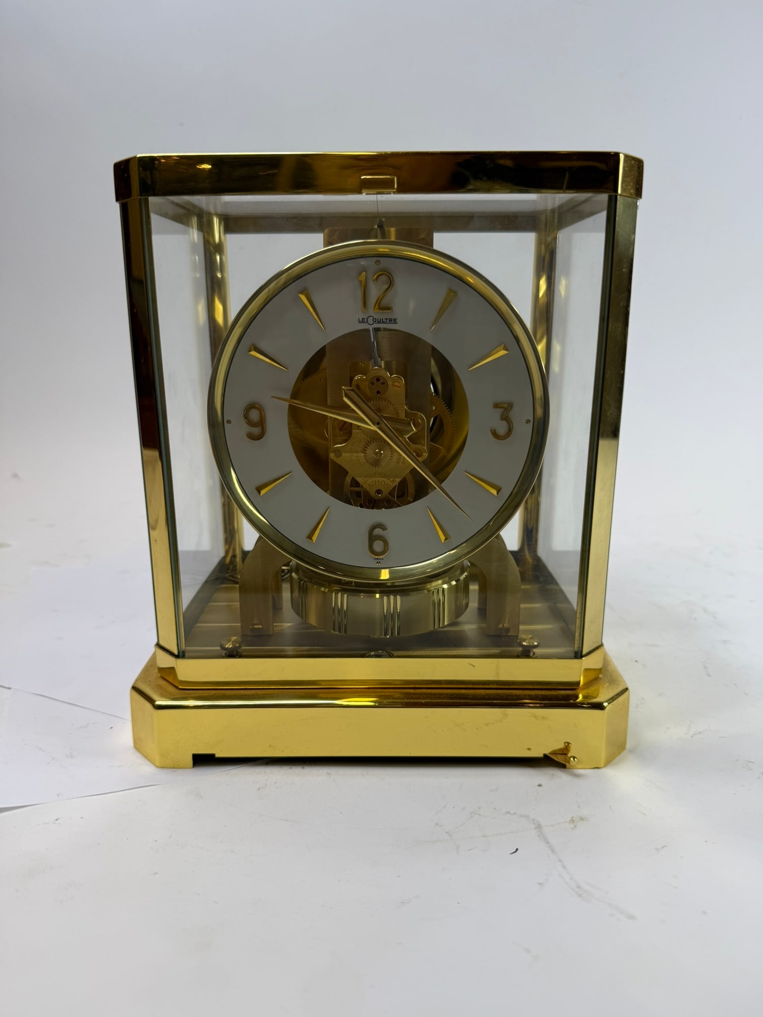 Jaeger LeCoultre Atmos Clock: Draws It'S Energy From Temperature And Atmospheric Pressure Variations. The Atmos Clock Requires No Winding Or Batteries Making It A Symbol Of Perpetual Motion.