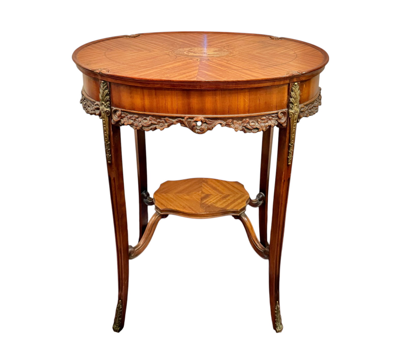 French 1920's Inlay Stand (1 of 9)